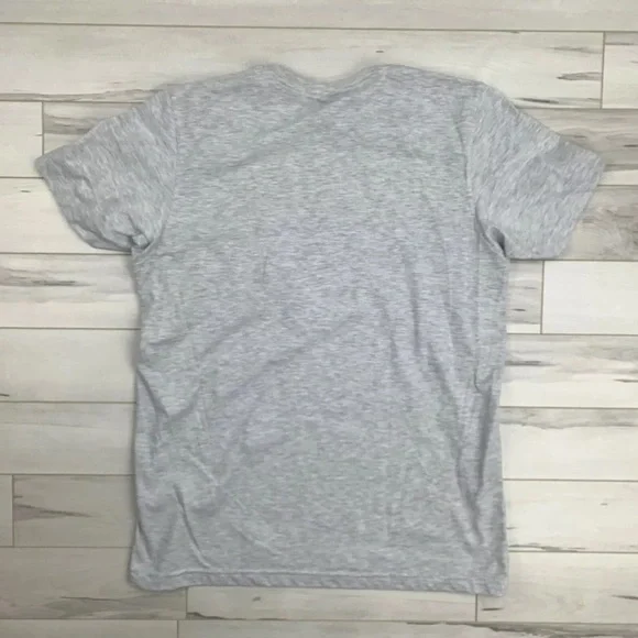 Polo Club Mens Sz Medium S/S Gray Cotton T-Shirt Equestrian Embroidered Horse🐴 - Picture 4 of 4